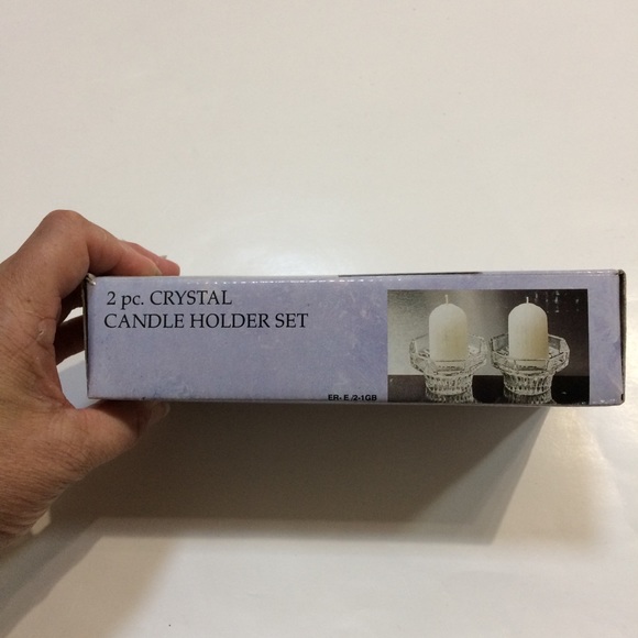 KIG Group 2-Piece Crystal Candle Holder Set - Picture 3 of 9